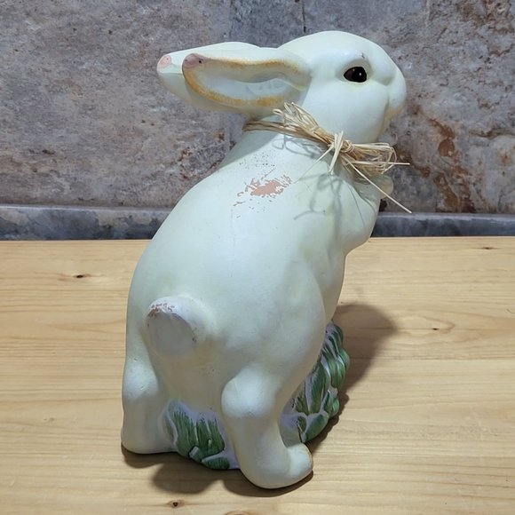 VTG Leaping Bunny Rabbit Figurine Easter Decor - Picture 10 of 11